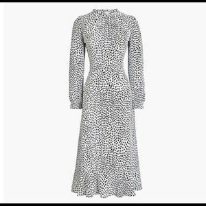 J.Crew leopard print peasant dress, 10